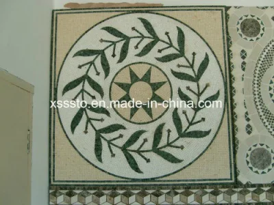 Modelli di mosaico in pietra di marmo naturale